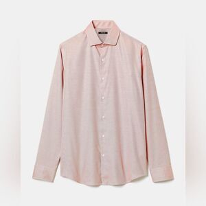 Men's RW&Co. Size XL (17-17.5) Tailored Fit 100% Cotton Long Sleeve Dress‎ Shirt